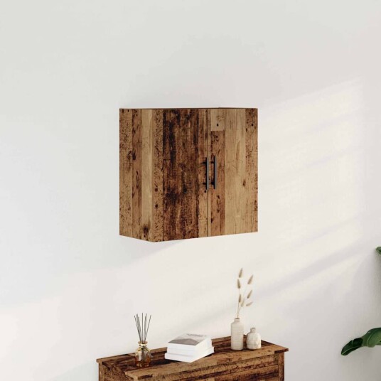 Vegghengt Skap Gamelt Tre 60x31,5x60 cm Ingeniørtre