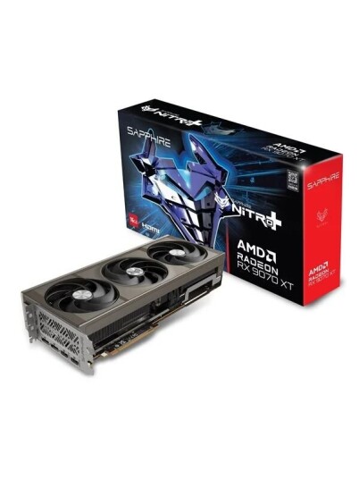 Sapphire Radeon RX 9070 XT NITRO+ 16GB GDDR6 Grafikkort med PCIe 5.0