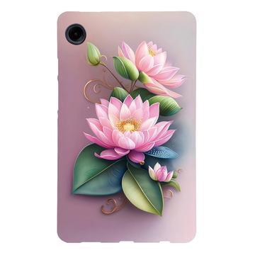 Samsung Galaxy Tab A9 Stilig Ultra-Slim TPU-deksel Rose blomst