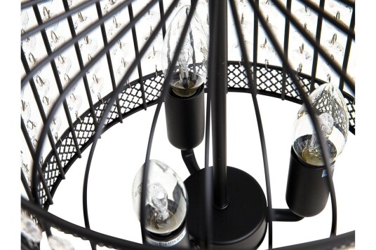 Taklampe Celon 30 cm Svart