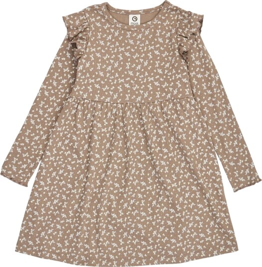 Müsli Kjole   Rib   Alyssum   Valnøtt/Oak/Mauve   Müsli   7 år (122)   Kjole   Brun