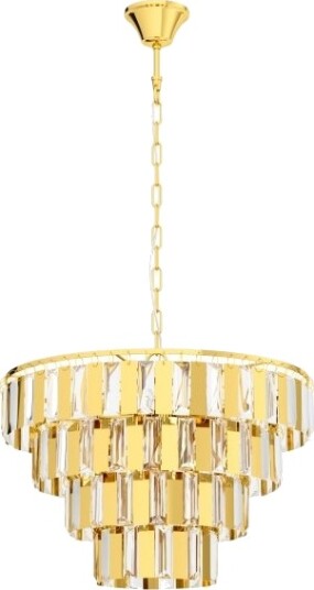 Eglo Erseka Pendellampe 7L E14 Messing/Krystall Eglo Erseka Pendellampe 7L E14 Messing/Krystall
