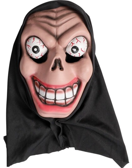 Gal Mann Maske Med Hette Skrekk og Grufest 97833