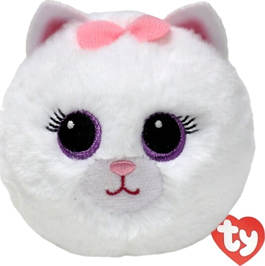 Ty Kosedyr/Hoppeball Beanie Hoppeballer 10 cm Purdy Ty OneSize Kosedyr Hvit Rosa