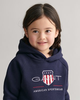 Hettegenser med Archive Shield-logo EVENING BLUE 92 Hettegenser med Archive Shield-logo EVENING BLUE 92