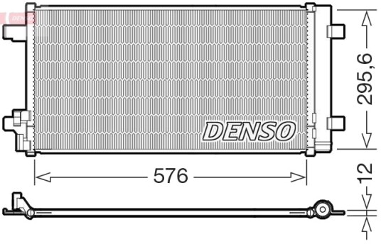 Kondensator, klimaanlegg DENSO DCN32069