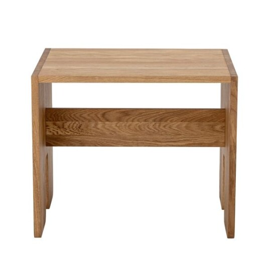 Bloomingville Bas barnebord 60 x 50 cm Eik 1728973-02-0 1729006-01-0