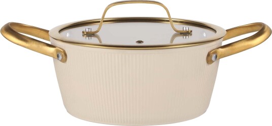 Maku Gryte med lokk 20 cm 2,4 L Beige Maku Gryte med lokk 20 cm 2,4 L Beige