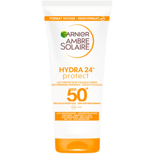 Garnier Ambre Solaire Hydra 24H Protective SPF50 Solkrem 50 ml