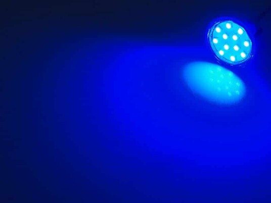Helios MR16 LED pære 12V 24V Farge: Blå