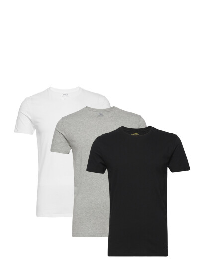 Polo Ralph Lauren Slim Crewneck 3 Pack   Black   XL