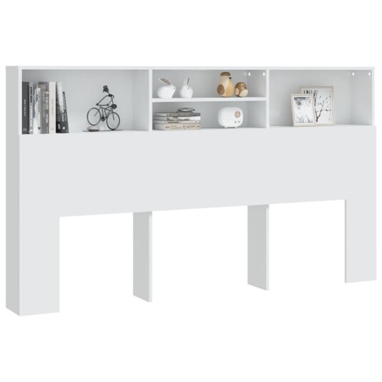 vidaXL Sengegavlskap hvit 180x19x103,5 cm vidaXL Sengegavlskap hvit 180x19x103,5 cm