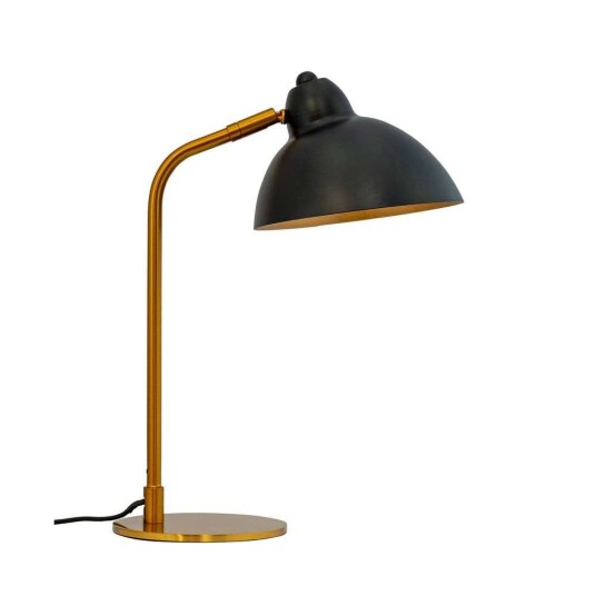 Dyberg Larsen Futura Bordlampe Liten Sort/ Messing