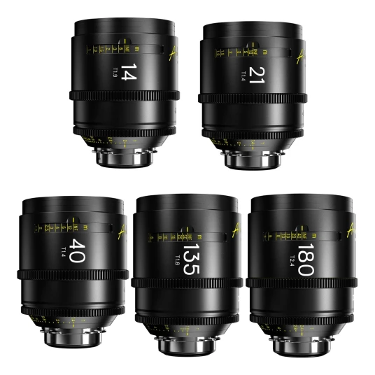 DZOFilm Arles 14/21/40/135/180mm FF/VV Prime Cine Lens. PL-mount DZOFilm Arles 14/21/40/135/180mm FF/VV Prime Cine Lens. PL-mount