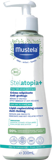 Mustela Stelatopia+ Lipid replenishing krem 300 ml