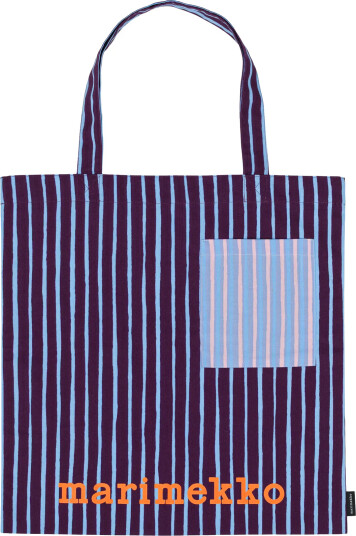 Marimekko Piccolo tøypose Lilla med lomme 43x44 Marimekko Piccolo tøypose Lilla med lomme 43x44