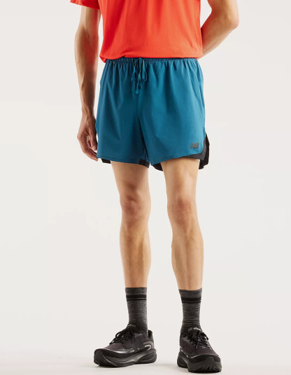 New Balance RC Essential Short 5" Blå L