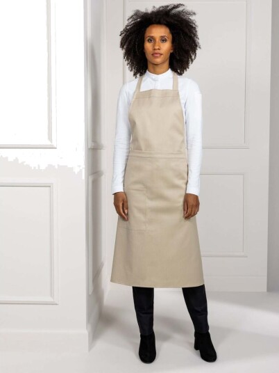 Le Nouveau Chef Smekkeforkle Phoenix Denim ; 70x110 cm (LxB); Sand