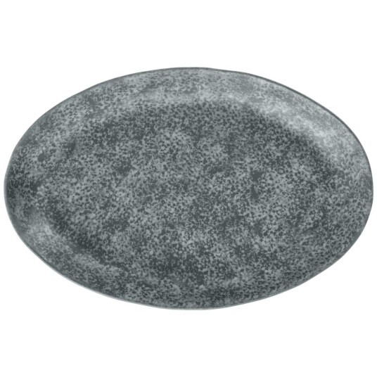 VEGA Severingsfat Arona ovalt; 35x23.2x3.6 cm LxBxH; Antrasitt; Oval; 2 Stykk / Forpakning