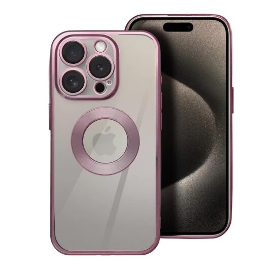 OEM Glam Deksel for iPhone 17 Pro Rose Pink