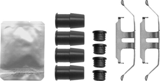 HELLA 8DZ 355 205-661 Tilbehørssett, bremsecaliper