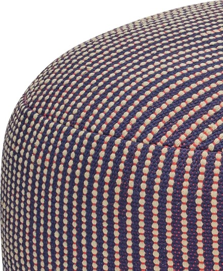 Hübsch Muchi Puff Blå/Multi Hübsch Muchi Puff Blå/Multi