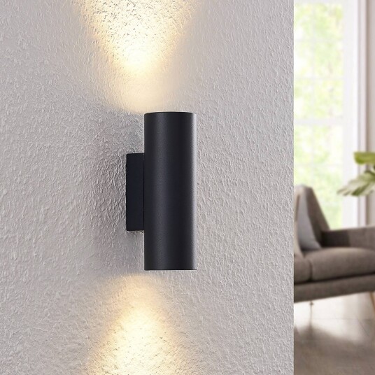 Lindby Joffrey vegglampe i svart