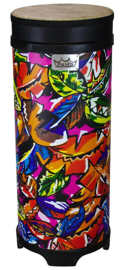 Remo Tu-0510-09 Valencia 50series Tubano Drum - Pre-Tuned, Tropical Leaf, 10" Remo Tu-0510-09 Valencia 50series Tubano Drum - Pre-Tuned, Tropical Leaf, 10"