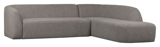BePureHome Sloping Sofa m. chaiselong, høyrevendt - Grå