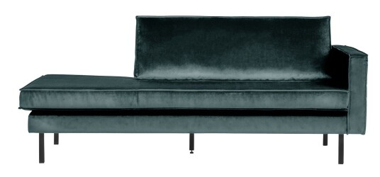 BePureHome Rodeo Daybed Høyrevendt - Teal Velur