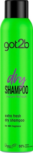 Schwarzkopf Dry Shampoo Extra Fresh Tørrsjampo 200ml for Alle Hårtyper