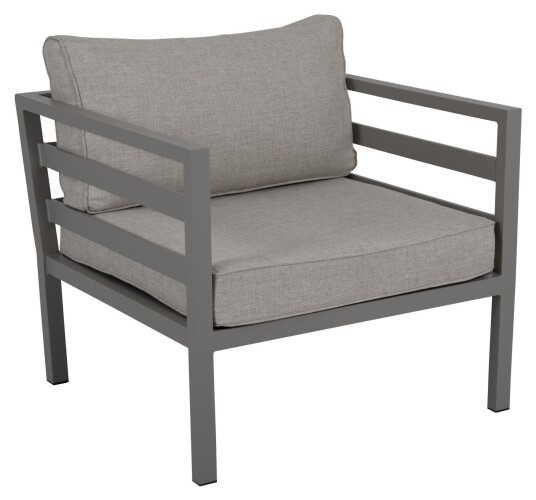 Brafab Weldon Loungestol m. pute, Khaki/Beige