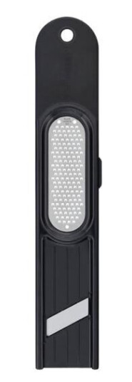 Microplane Ingefær rivjern 3-i-1 svart