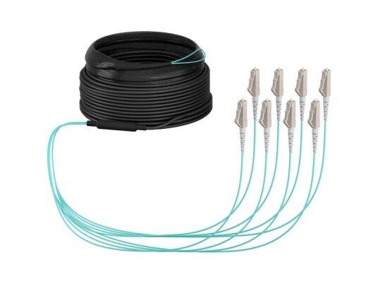 Efb Elektronik Stammekabel U-Dq Zn Bh Om3 8G 1X8 Lc-Lc 10M Dca Lszh - Kabel - 10 M (O8322s10om3)