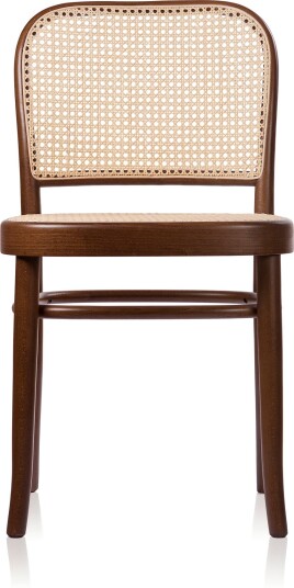 Vienna Acoustics Gebruder Thonet - N. 811 Chair Black C01 Lacquered Beech Woven Cane Seat Spisestoler Josef Hoffmann Svart Tre