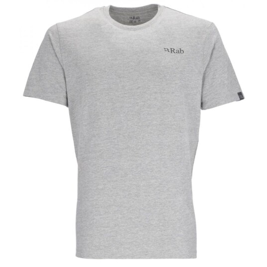 Rab  Stance Mountain Peak Tee Herre, Ym Grey Marl, 2XL