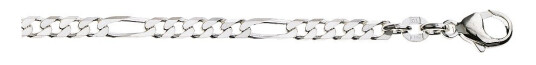 Figaro armlenke i 925 sølv 3,7 mm, 18 cm