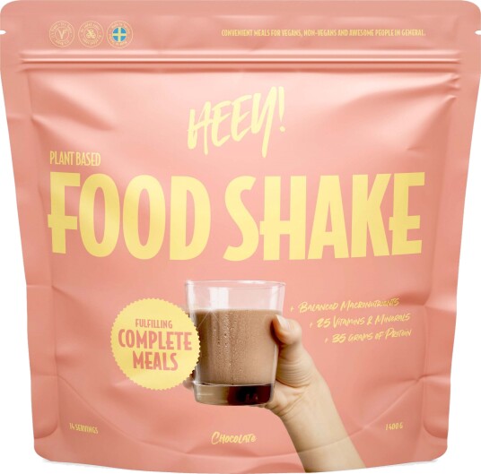 Heey! Vegan Food Shake Chocolate 1400 g Heey! Vegan Food Shake Chocolate 1400 g