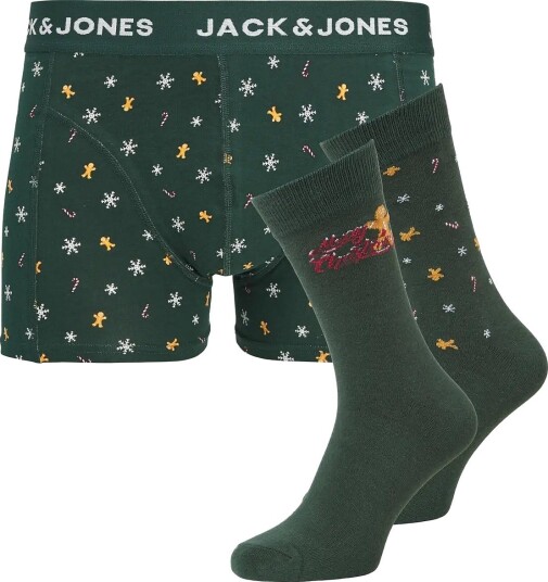 Jack & Jones Jacxmas Gingerbread Giftbox PINE GROVE L Jack & Jones Jacxmas Gingerbread Giftbox PINE GROVE L