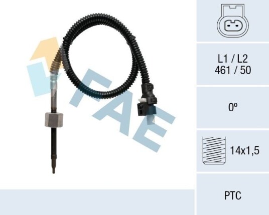 Sensor, eksostemperatur FAE 68040