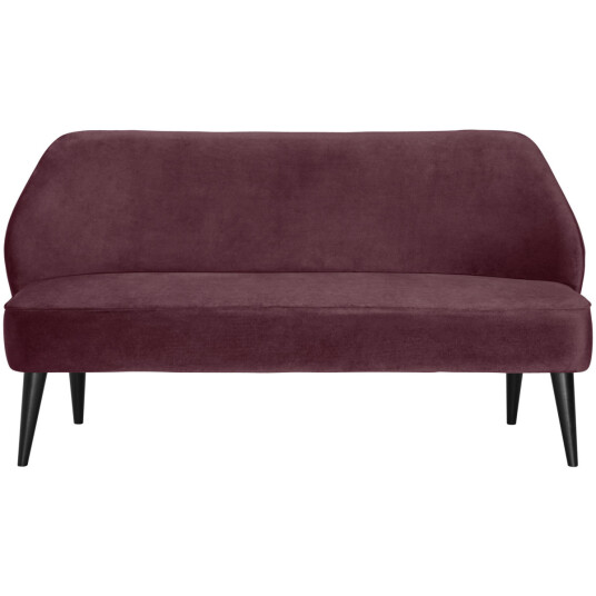 VEGA Sofa Lasse i fløyel 3 seters; 155x60x82 cm BxDxH; Sete Fiolett