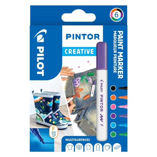 Pilot Pintor Fine 6-pakke Creative Pilot Pintor Fine 6-pakke Creative
