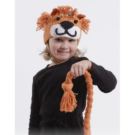 Nala by DROPS Design Pannebånd Hekleoppskrift str 1 år 10 år