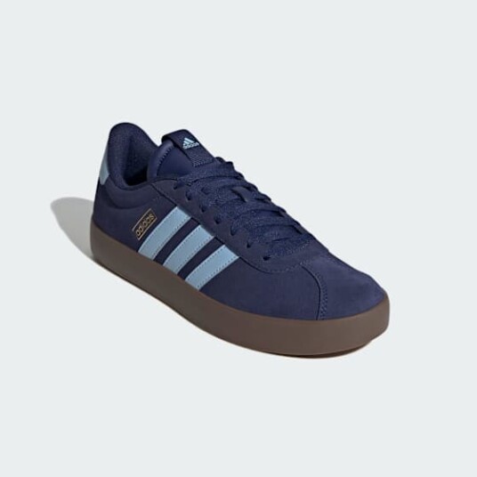 Adidas VL Court 3.0 Herre Dark Blue/Clear Sky/Gold Metallic 46 Adidas VL Court 3.0 Herre Dark Blue/Clear Sky/Gold Metallic 46