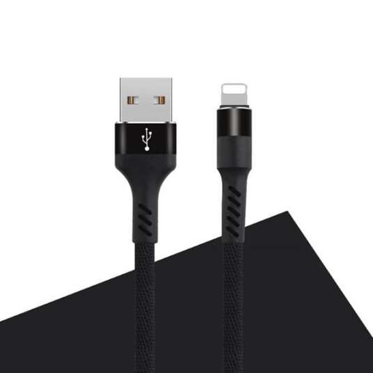 Maxlife 1 M Usb-A Lightning Ladekabel Svart 2A
