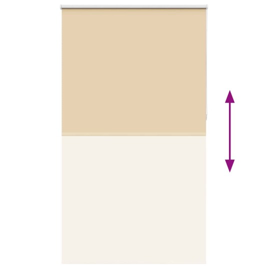 Rullegardin lystette 135x210 cm stoff bredde 131,6 polyester