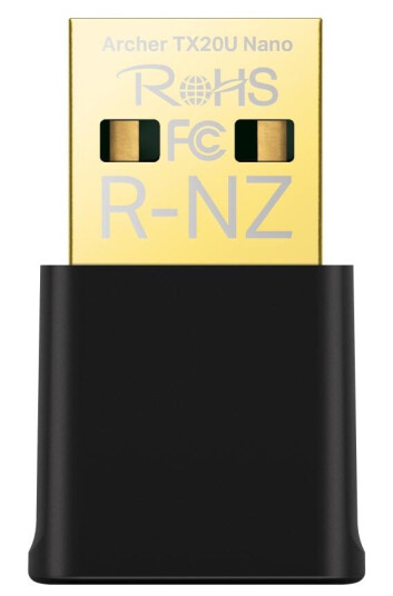TP-Link Archer TX20U Nano Wi-Fi 6 USB Adapter 1800 Mbit/s Sort