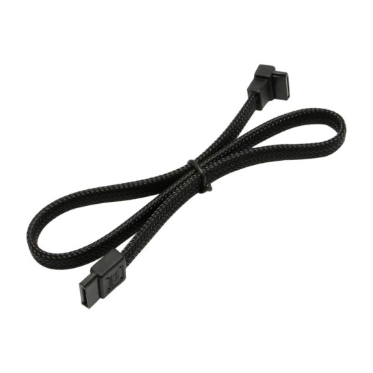 Eletra SATA Cable 0.4M Angle sleeved SATAEXMA-05