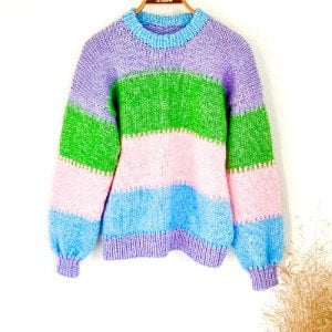 Vårgenser av Knit by Nees  Garnpakke til Vårgenser Str. S-XL.   Small
