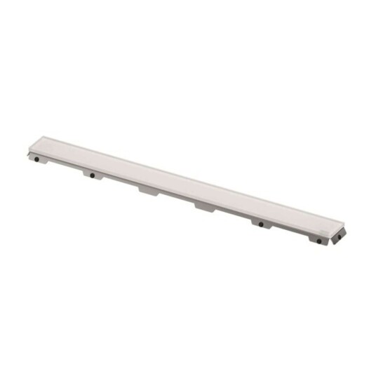 Tece Tecedrainline Slukrist Frostet Glass Hvit Matt / 900mm Tece Tecedrainline Slukrist Frostet Glass Hvit Matt / 900mm
